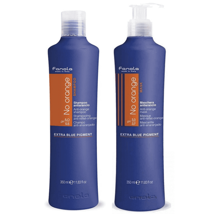 Champú morado azul Fanola no orange