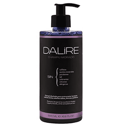 Champú Morado Dalire para matizar cabello rubio