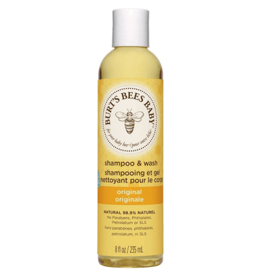 Burt's Bees. El mejor champú natural para bebés y niños. Champús de ingredientes naturales para niños sin sulfatos, pieles sensibles, pelo suave.