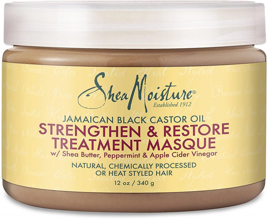 Mascarilla Shea Moisture Jamaican Black Castor Oil. Mi opinión, experiencia, qué es, cómo se usa y dudas del tratamiento: Olaplex 1 y 2, Olaplex n 3, Champú n 4, Acondicionador n 5, Crema n 6, aceite n 7.