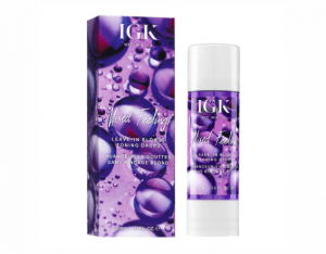 IGK Mixed Feelings Champú azul morado violeta para matizar el pelo color amarillo pollo. Los mejores champús azules. Matizador mechas rubias Oribe Bright Blonde