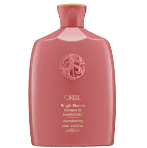 Champú Oribe Bright Blonde Champú azul morado violeta para matizar el pelo color amarillo pollo. Los mejores champús azules. Matizador mechas rubias