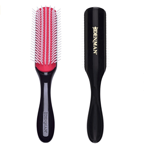 Cepillo Denman para pelo rizado. Elige el mejor tipo de cepillo de pelo para tener una melena sana. Cabello fino, grueso, rizado, largo, delicado.