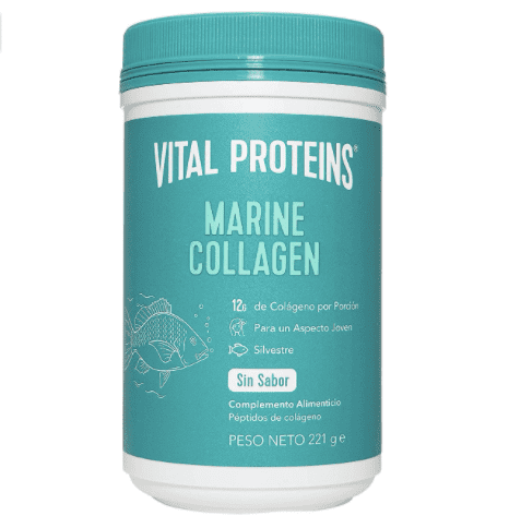 Vital proteins Marine Collagen Para que sirve el colágeno hidrolizado, beneficios para la piel. Bebidas y alimentos. Cómo tomar colágeno marino, bovino, en polvo, cremas.