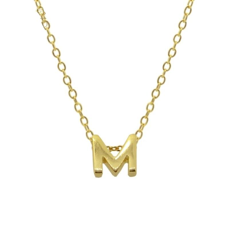 Chic Studio Joyas Colgante Inicial Oro