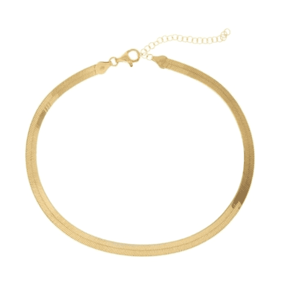 Cadena choker de oro