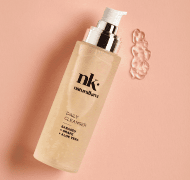 Naturalkirei NK Daily Cleanser gel limpiador natural e hidratante