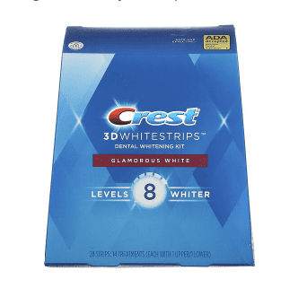 Crest, 3D Whitestrips Glamour White Kit de blanqueamiento dental