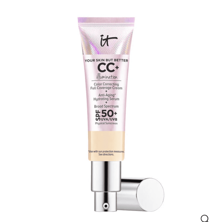 It Cosmetics CC Cream, mi opinión. Base de maquillaje + ingredientes antiedad + SPF50. Glow. Duración, cobertura, precio, dónde comprar.