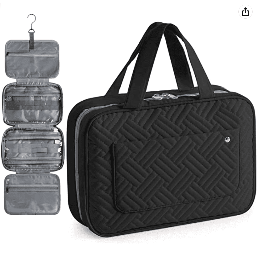 bolsa de aseo ¿Cómo organizar maquillaje y cosméticos? Limpio y ordenado con organizadores acrílicos, cajas apilables, cajoneras, divisores...