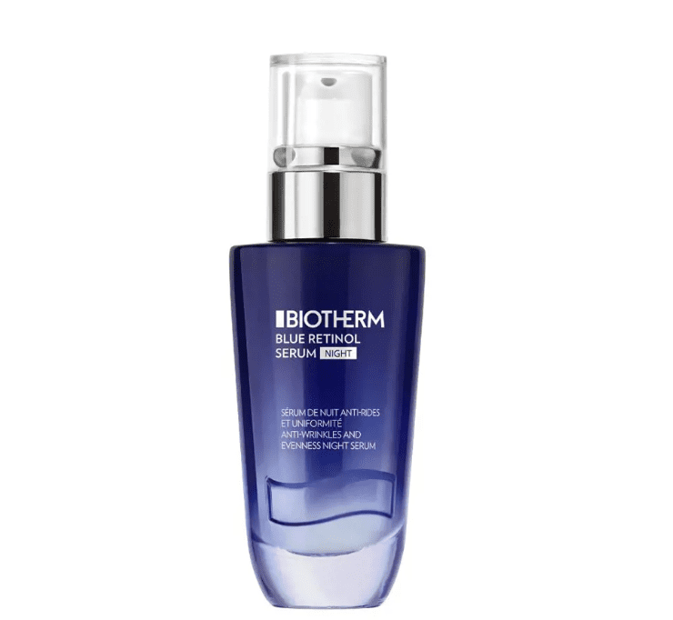 Biotherm Blue Retinol Serum, producto antiedad con Retinol puro, life plankton, reduce arrugas y mejora piel. Mi opinión y experiencia.