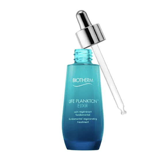 Biotherm Life Plankton Elixir Biotherm, crema y rutinas para nutrir mi piel en verano. Antiedad, hidratación, barrera de la piel. Rutina de mañana + Rutina de noche.