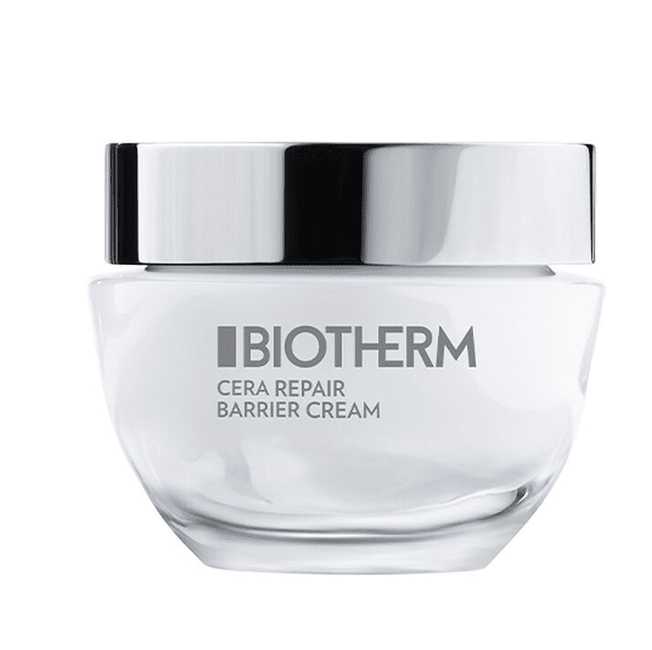 Biotherm Cera Repair Barrier Cream Biotherm, crema y rutinas para nutrir mi piel en verano. Antiedad, hidratación, barrera de la piel. Rutina de mañana + Rutina de noche.