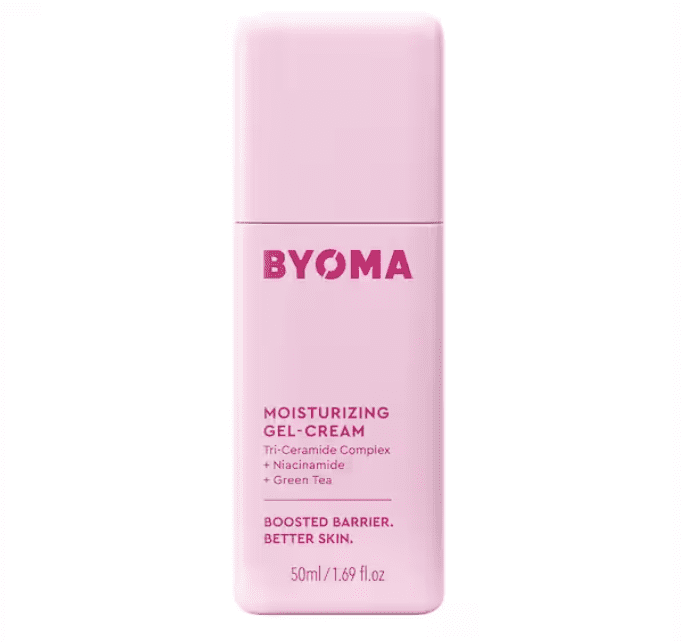 Byoma Moisturizer Gel-Crema Hidratante BYOMA SKINCARE, mi opinión del gel limpiador Byoma Creamy Jelly Cleanser, respeta ph, un paso retira maquillaje, suciedad, protector solar.